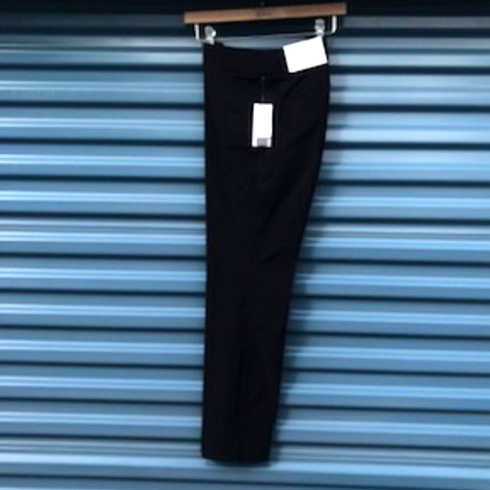 Size: 4 Petite Women's Straight Leg Pants Casual or Dress . Black . New w/ Tags